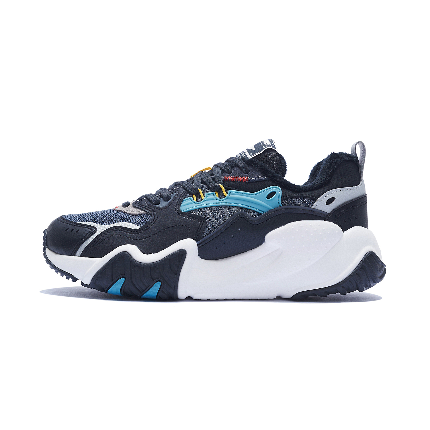 李宁休闲鞋男鞋2022新款猫爪lite wntr防泼水时尚经典低帮运动鞋