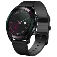 华为(HUAWEI) WATCH GT 雅致款款 （黑色）智能户外防水运动手表电话消息提醒+运动指导+NFC+GPS+心率睡眠监测+公交移动支付+健康管理