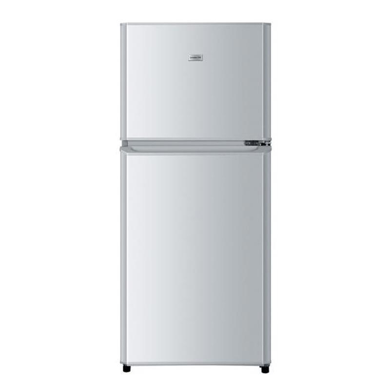 Haier/海尔冰箱 118升小型迷你电冰箱 办公室家用节能冷藏冷冻两门电冰箱BCD-118TMPA（豪华银）