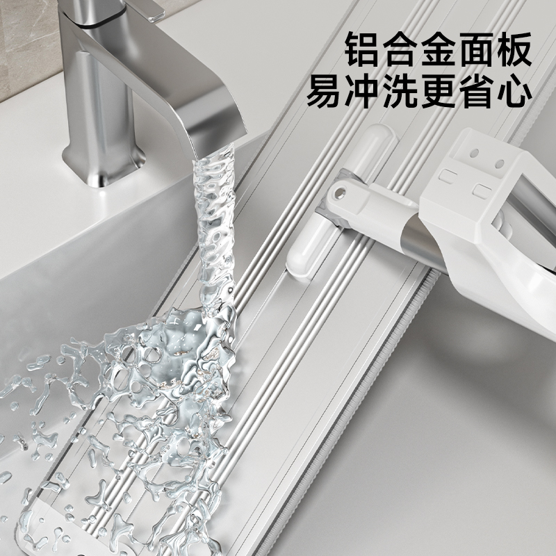 五月花 铝合金平板拖把免手洗JJ-PB26 拖把*1+配布50cm*2(单位:套)高清大图