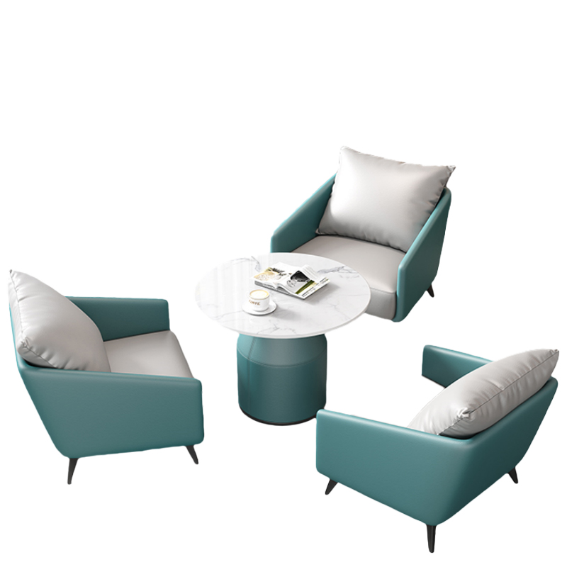 依韵珂沙发三椅+圆桌68*74*70cm套高清大图