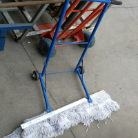 津草堂(JINCAOTANG) LH 手推式墩布车拖布车尘推车双轮地拖车大型工厂市场专用清洁车