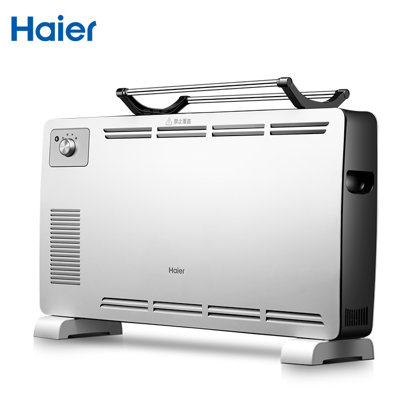 海尔(Haier)取暖器HK2212家用电暖气器片节能省电暖风机对流式热风机卧室三档调节倾倒断电烘衣除湿烤火炉