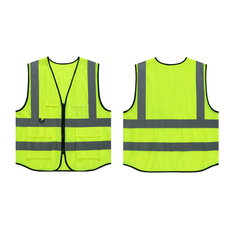 谐晟燕尾口袋款反光背心工地环卫骑行安全反光衣反光马甲