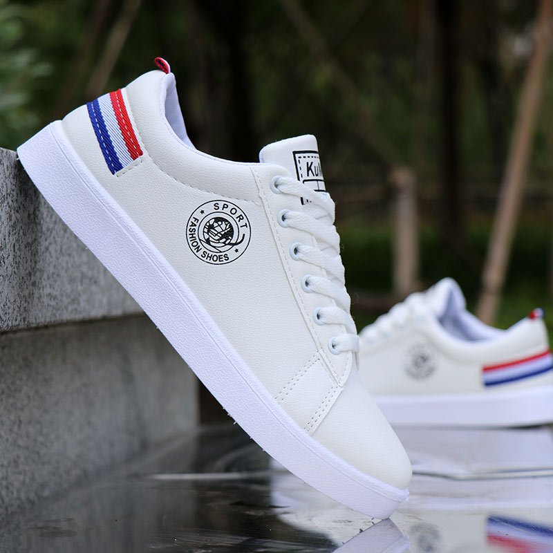 艾汇颜休闲鞋潮流男生小白鞋男士休闲帆布鞋学生板鞋夏季韩版新款男鞋