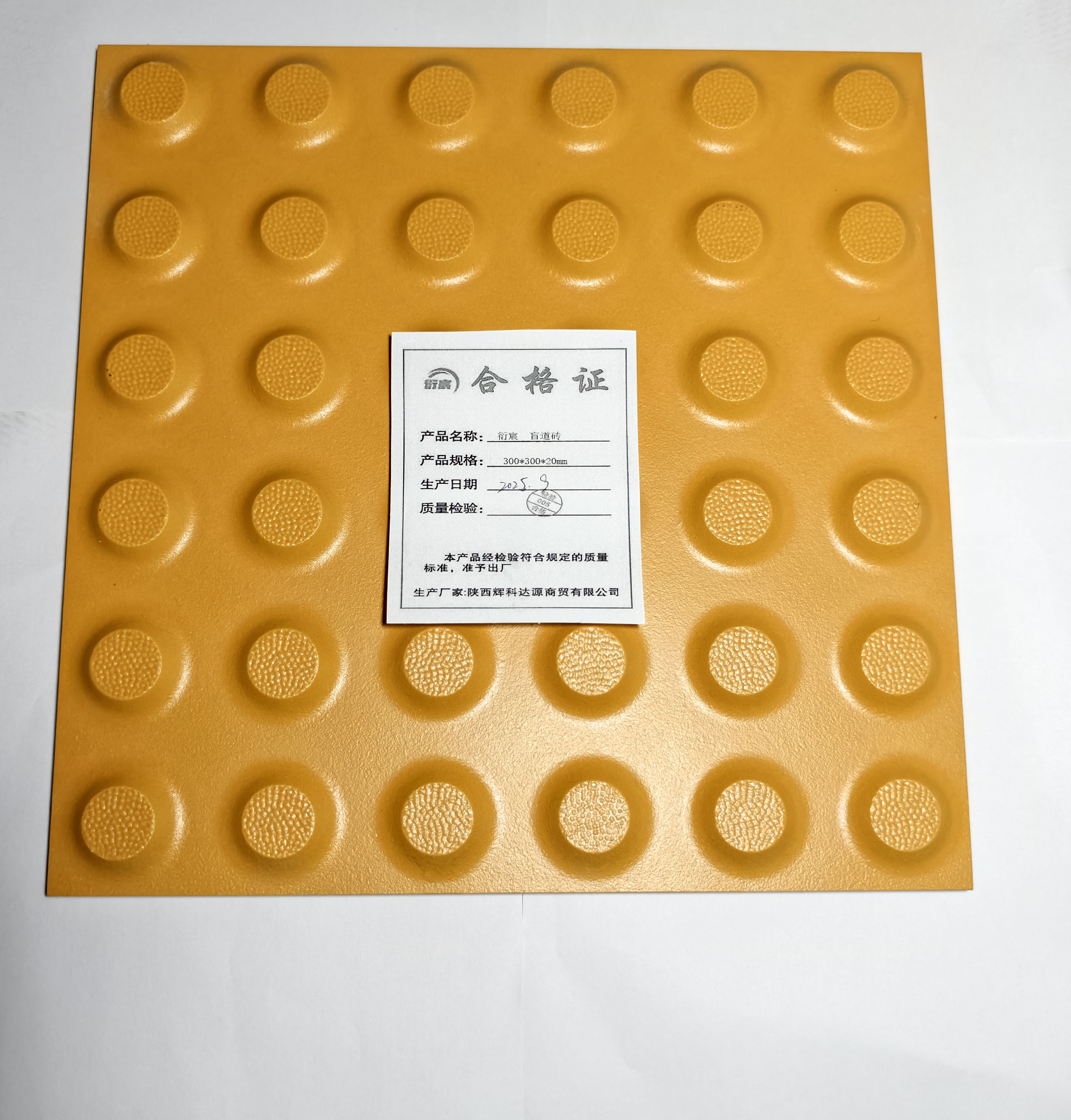 衍宸 盲道砖300*300*20mm/块高清大图