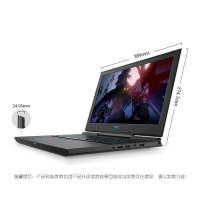 戴尔DELL游匣G7-7588-2765B 15.6英寸游戏本笔记本电脑(i7-8750H 16G 1TB+256GB GTX1060 6G独显 背光键盘 指纹 IPS )黑色