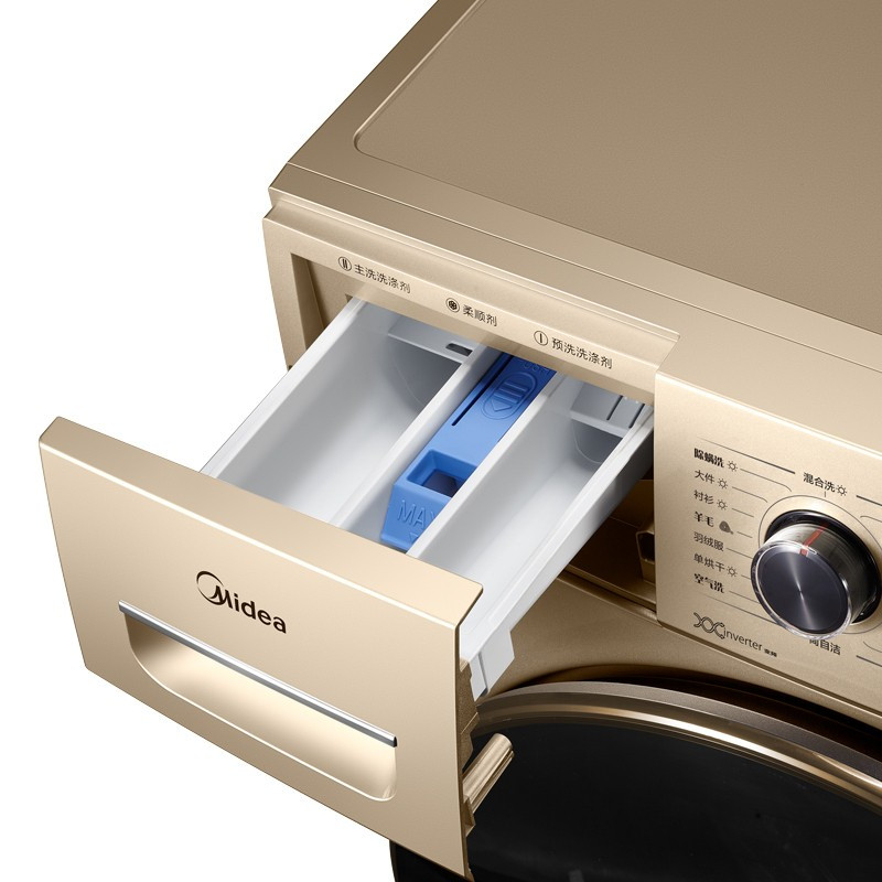 美的(Midea)全自动滚筒洗衣机MD100-1451WDY-G21G
