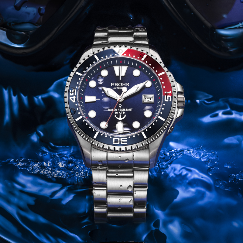 依波（EBOHR）手表男 探索者男士机械表100米防水51330217高清大图