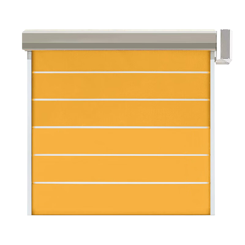 启功pvc快速卷帘门柔性堆积门雷达感应自动提升门 每平方QG-JZJLM03高清大图