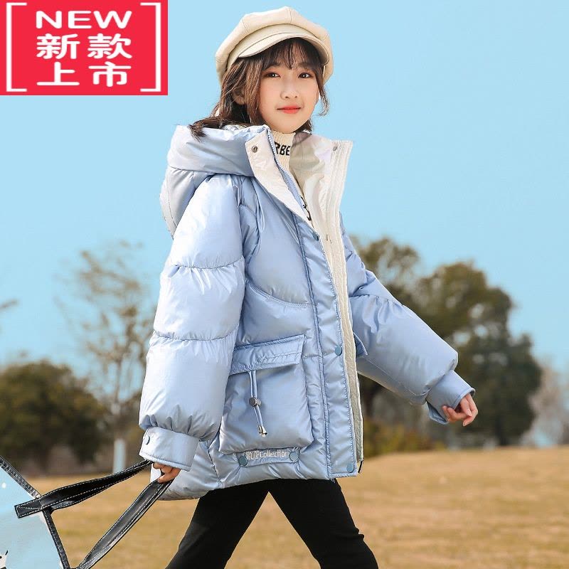 可莉允浠女童棉服外套冬装10岁小女孩8洋气9羽绒棉衣11加厚12中大童棉袄图片