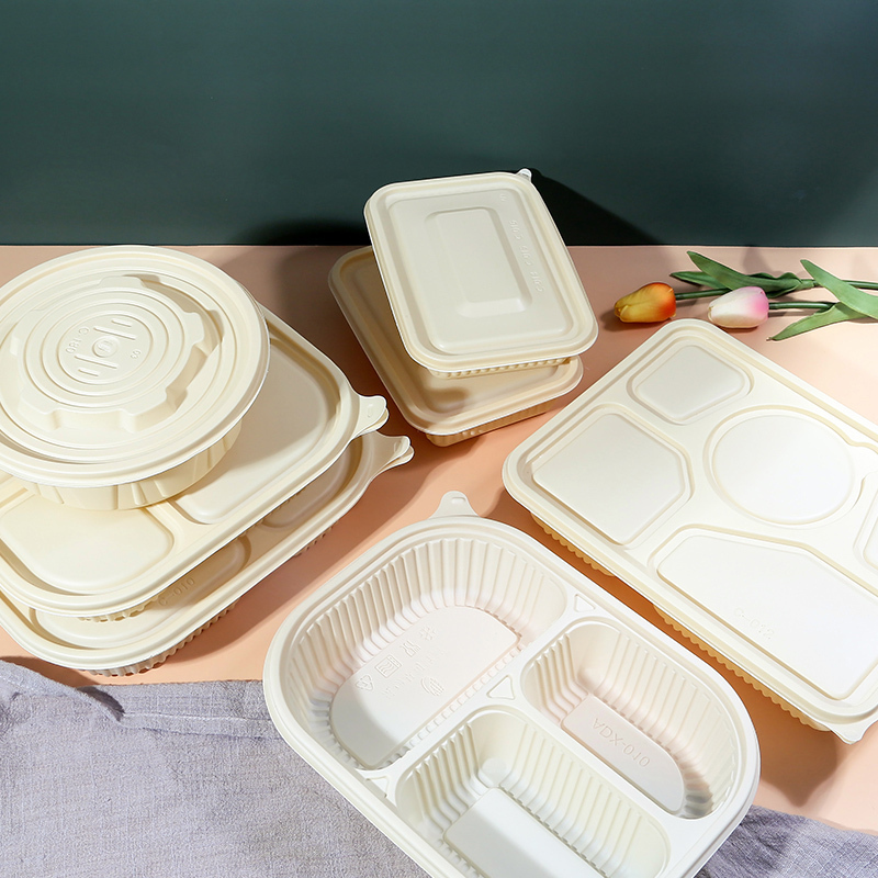 奥德鑫一次性可降解餐盒方形1000ML单套