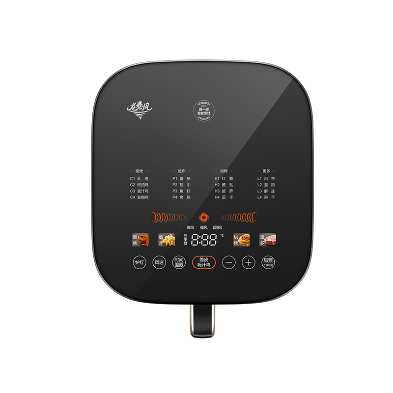 苏泊尔SUPOR 6.3升大容量铝合金不粘涂层空气炸锅KD63Y92触控操作高清大图