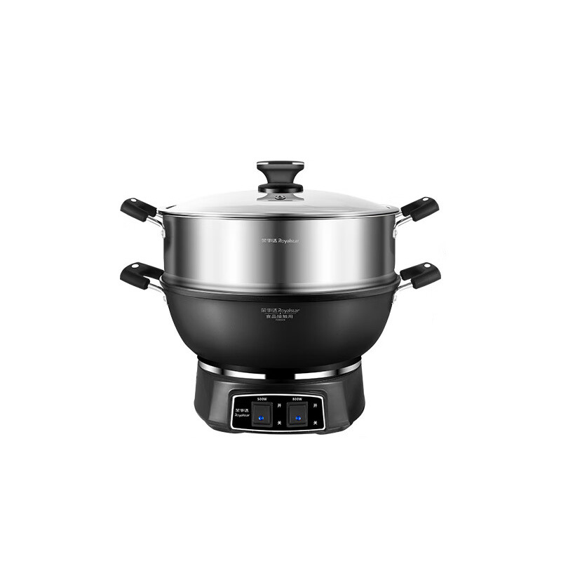 荣事达电炒锅4L蒸煮多用途不粘炒锅单笼RDG-BY28T