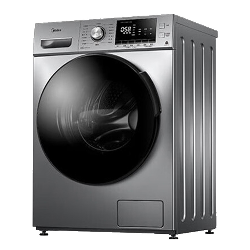 美的洗衣机10kg全自动滚筒洗衣机MD100VT55DG-Y46B