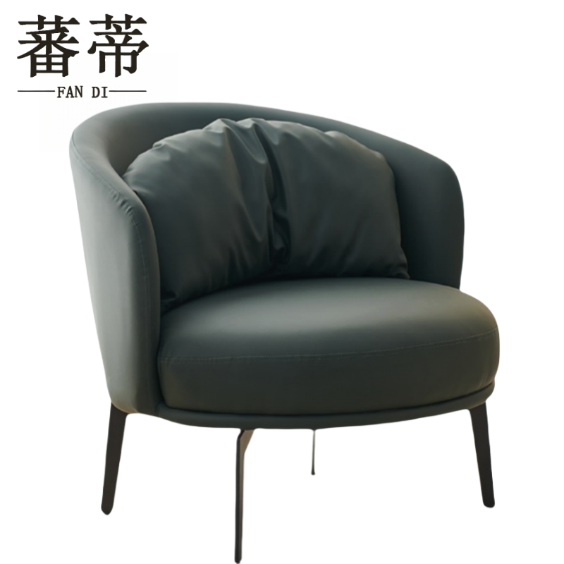 蕃蒂沙发椅绿色把高清大图