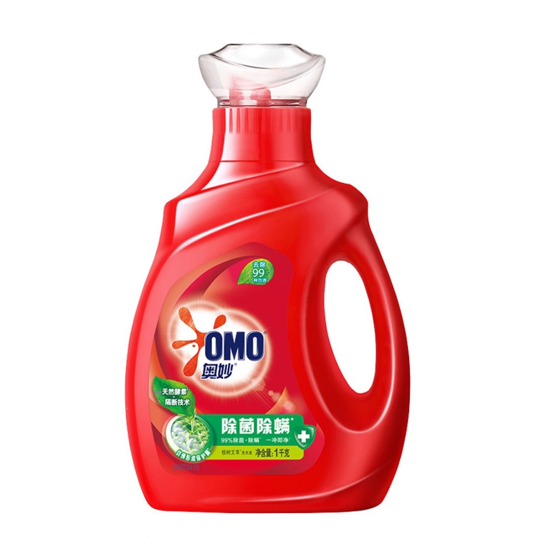 奥妙(omo)洗衣液洁净组合装袋装家庭装香味留香_除螨3KG