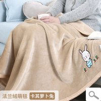 小毛毯被子珊瑚绒毯子办公室单人宿舍午睡学生保暖冬季多款多色多功能床褥床垫床褥