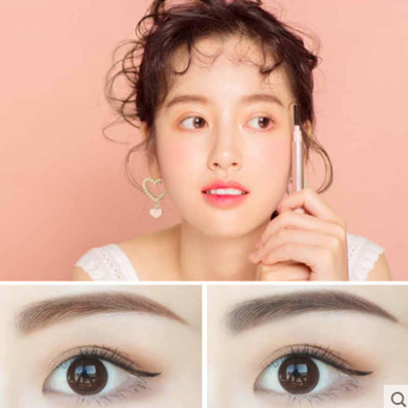 稚优泉 随芯所绘自动眉笔女防水防汗不容易脱色自然持久初学者雾01