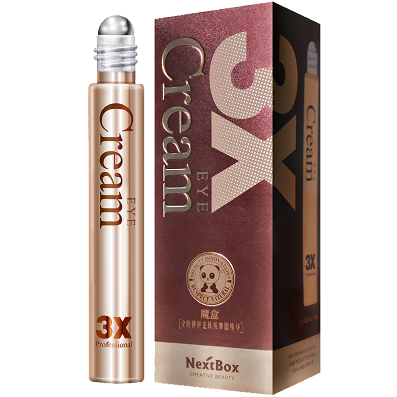 魔盒(NextBox)全时修护走珠按摩眼精华12ml(补水保湿 眼霜 眼精华 去黑眼圈 眼袋 淡化细纹 )