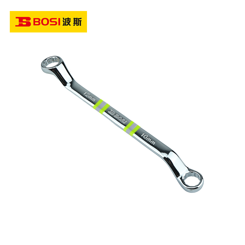 波斯(BOSI) 荧光系列精品梅花扳手 10x12mm 把高清大图
