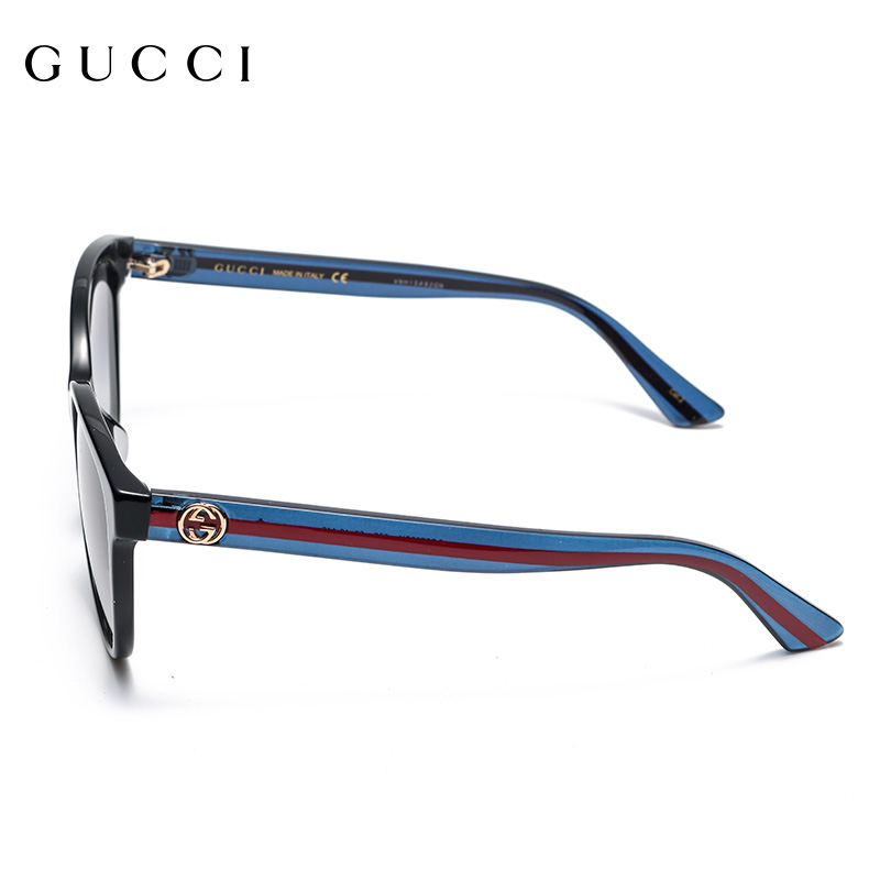 GUCCI墨镜女2020年春季新款韩版GG0703SK古驰太阳镜男GG0703SK-003-55高清大图