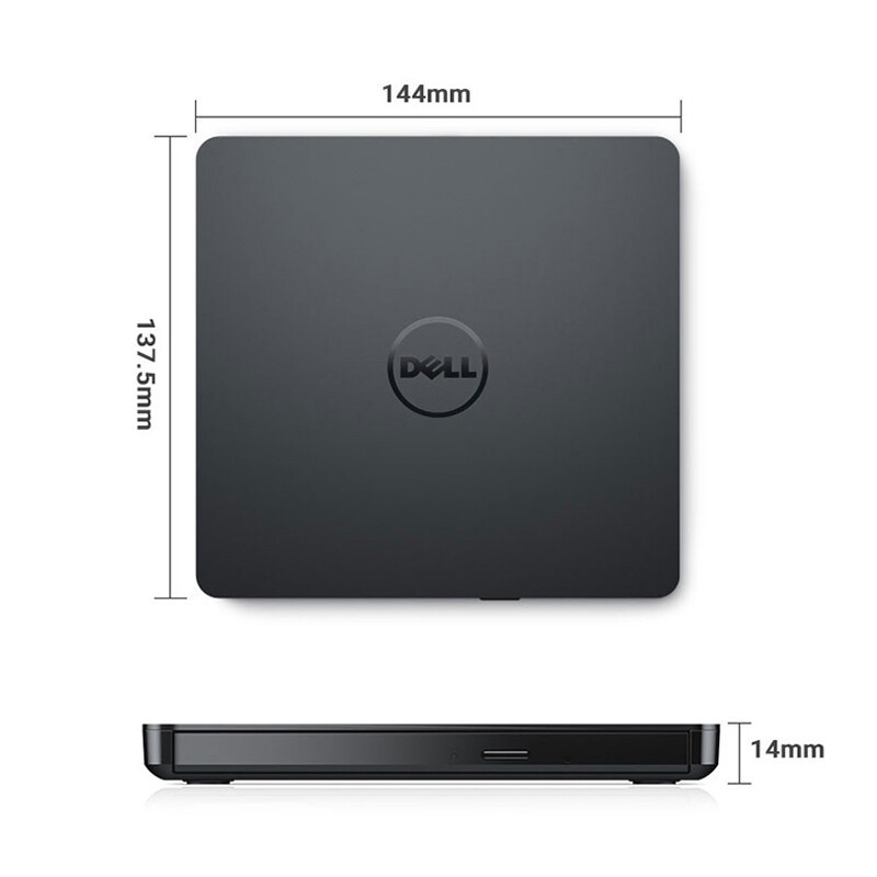 戴尔(DELL) DW316 USB外置 超薄外置 DVD/CD光驱 笔记本/台式机通用刻录光驱(BY)