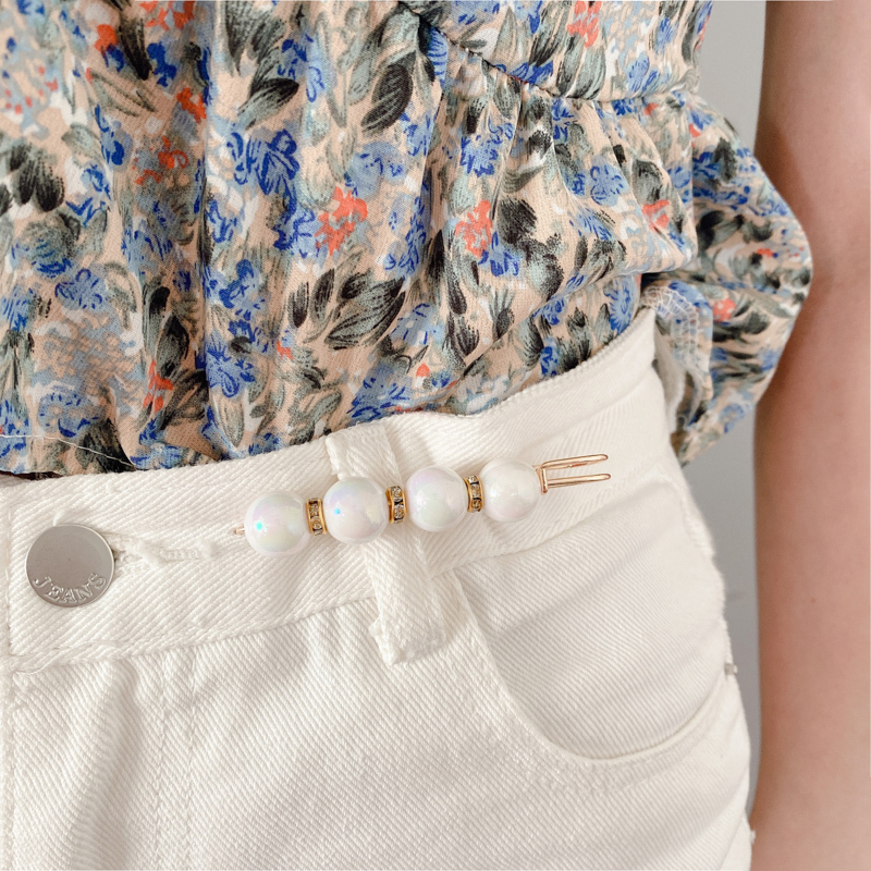 收腰神器别针固定衣服裤腰改小胸针扣针防走光扣裙子腰大夹子调节31