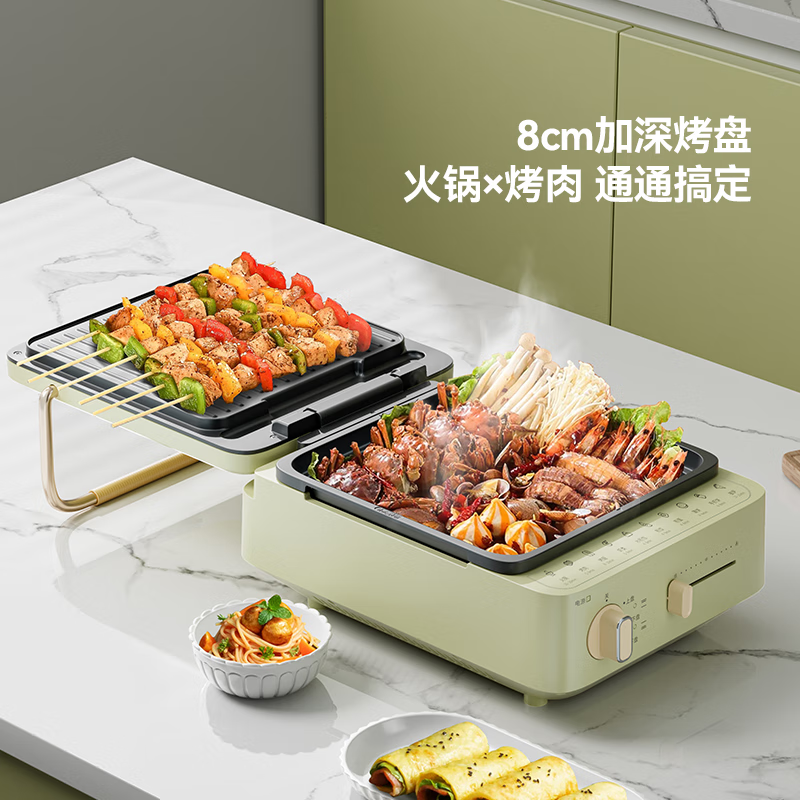 康佳(KONKA) 不粘涂层电饼铛KDBC-1900S高清大图