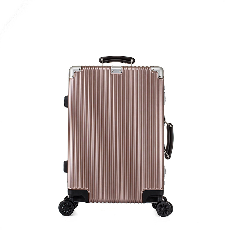 2020新品登机箱24寸铝框密码锁万向轮拉杆箱pc拉杆行李箱