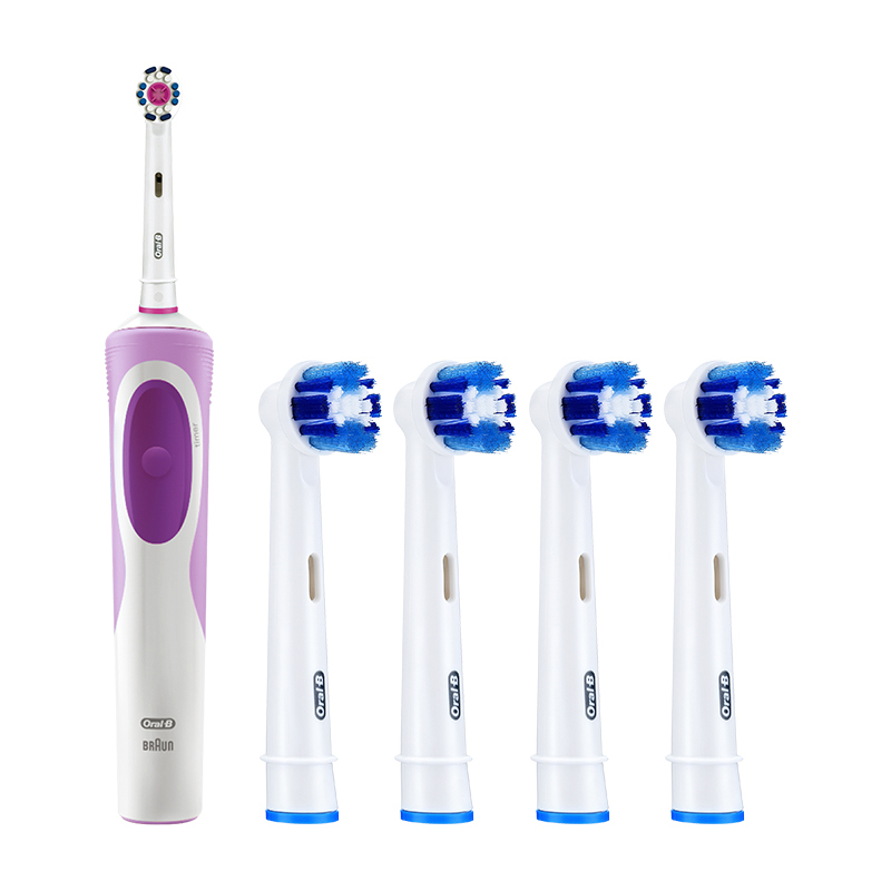 博朗(BRAUN)欧乐BD12魅力紫电动牙刷礼盒装(含刷头5支)实用生日节日礼物男女