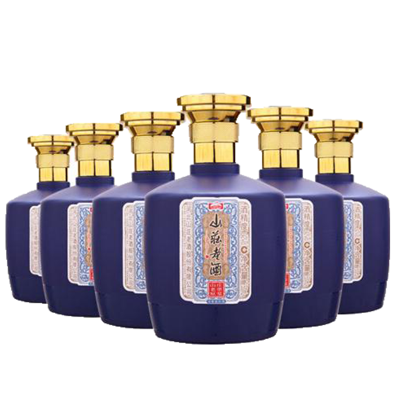 [中华老字号]山庄老酒 42度老票原浆 500ml*6瓶整箱装 非遗酿造浓香型白酒 承德特产