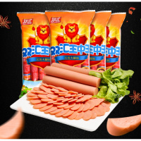 双汇即食泡面搭档超大休闲零食，60g双汇王中王火腿肠香肠*40根
