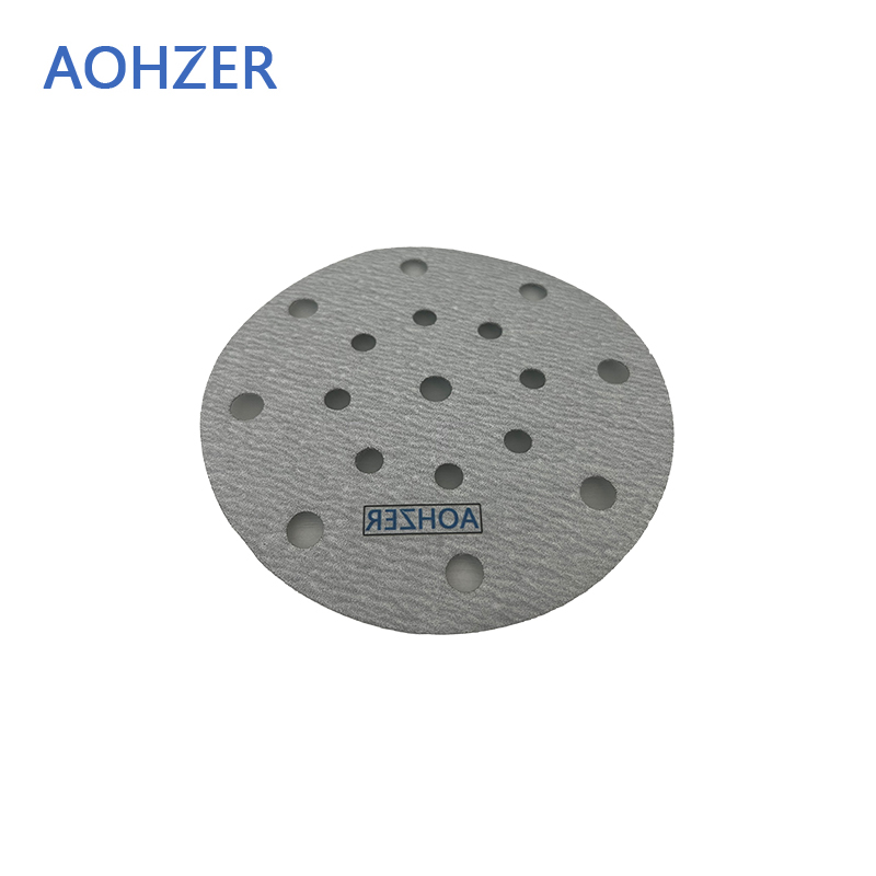 AOHZER 背绒砂纸180目150mm17孔 AZ-82800 100片 盒高清大图