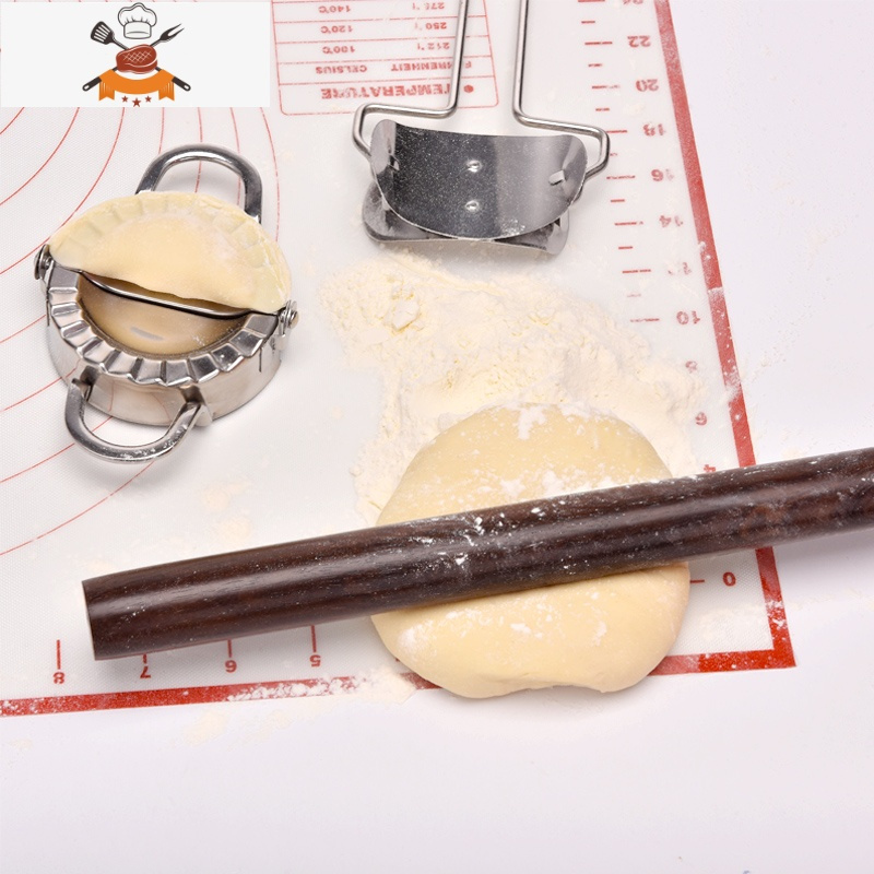 黑檀木擀面杖实木中号滚轴压面饺子皮擀面棒烘焙常备厨房工具 敬平 375MM黑檀木擀面杖
