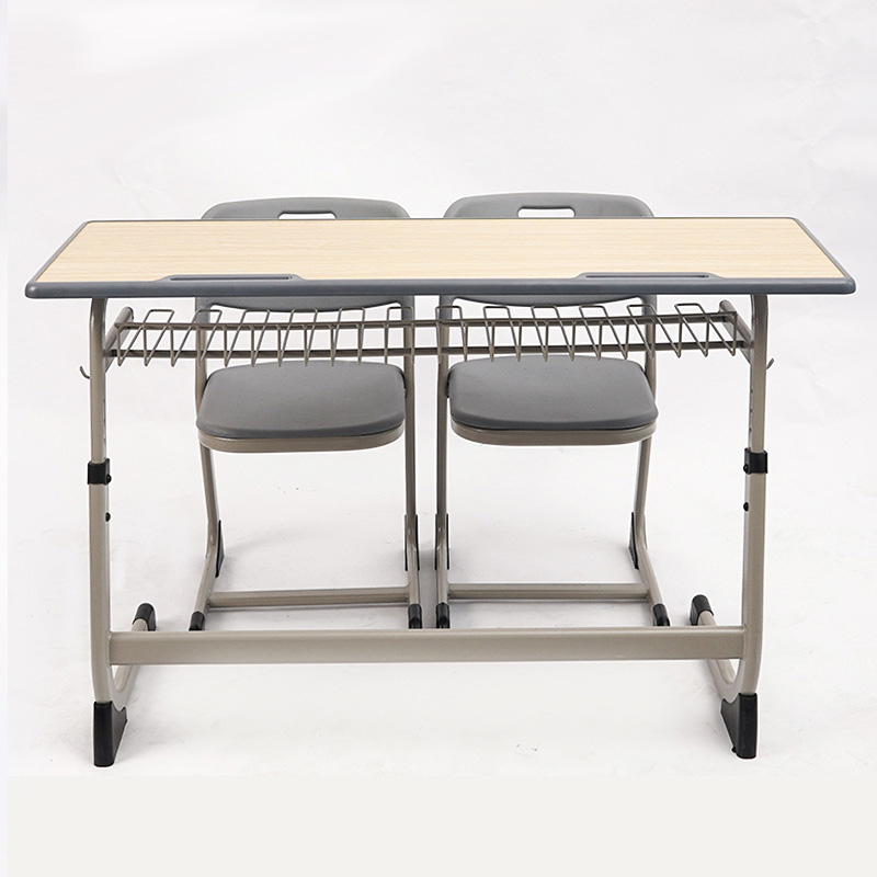匡大课桌椅学校培训班辅导班写字桌可升降加厚学习桌双人位 KDT502高清大图
