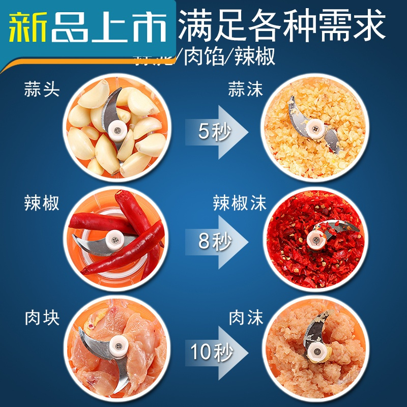 haoyangdao多功能家用小型打蒜蓉机电搅碎机