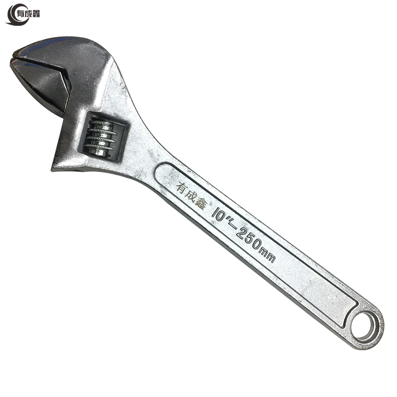 有成鑫 10“-250mm 活扳手工业级活动扳手活络扳手(铬钒钢) 把高清大图