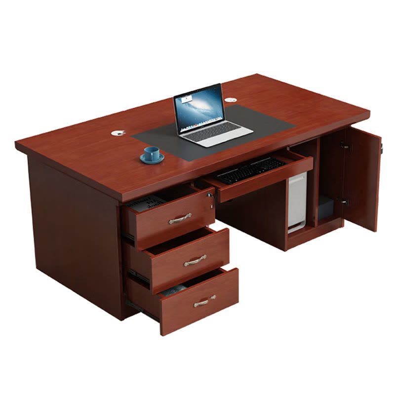 炯豪 实木办公桌 1.6m/张图片