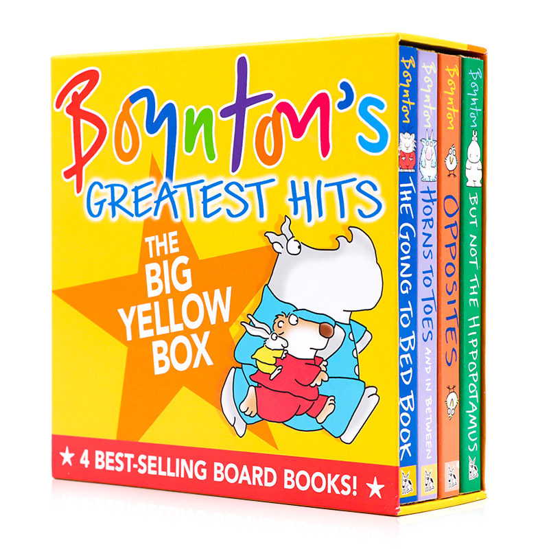 小布奇的日常5册套盒装 [正版]Boynton’s Greatest Hits12册盒装 桑德拉博因顿启蒙经典系列 Go