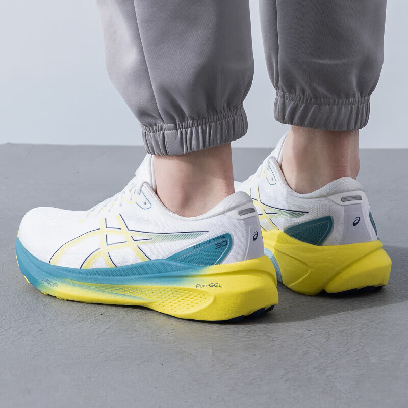 亚瑟士(ASICS)男鞋24新款K30运动鞋稳定支撑跑鞋轻量升级缓震回弹透气跑步鞋