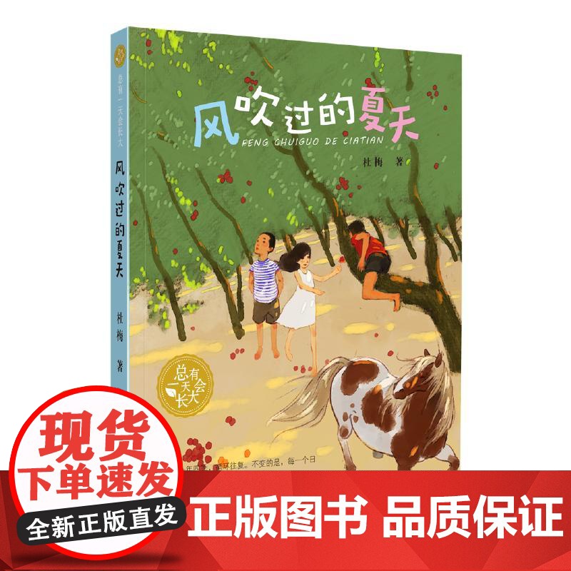 少年成长类小说”典范之作(2册):总有一天会长大+风吹过的夏天 著名儿童文学9-10-11岁小学生三四五年级课外阅读高清大图