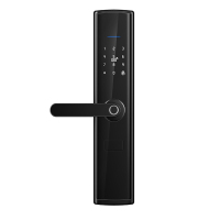 【晒图送无线门铃】Hometek智能指纹锁 智能安防锁家用 防盗门木门智能门锁电子密码锁 F1001+指导安装