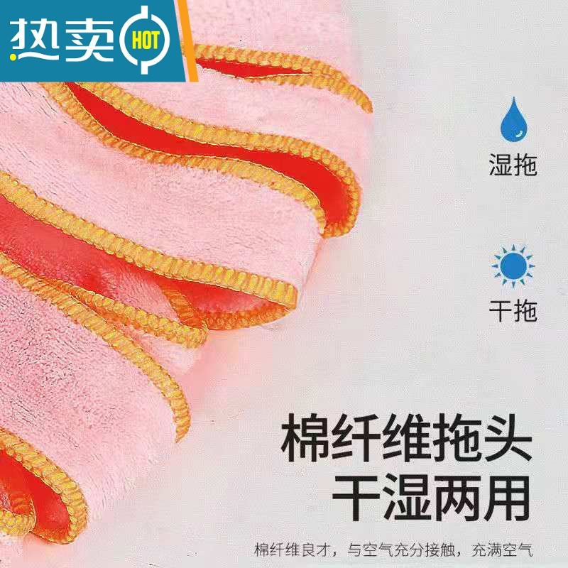 敬平拖把免手洗家用自拧水旋转懒人拖地器水拖吸水墩布一拖净