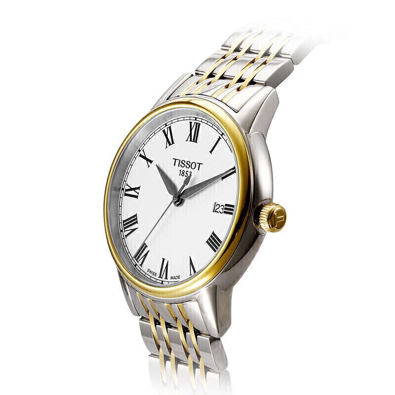 天梭tissot瑞士手表卡森系列腕表钢带石英男表t0854102201300