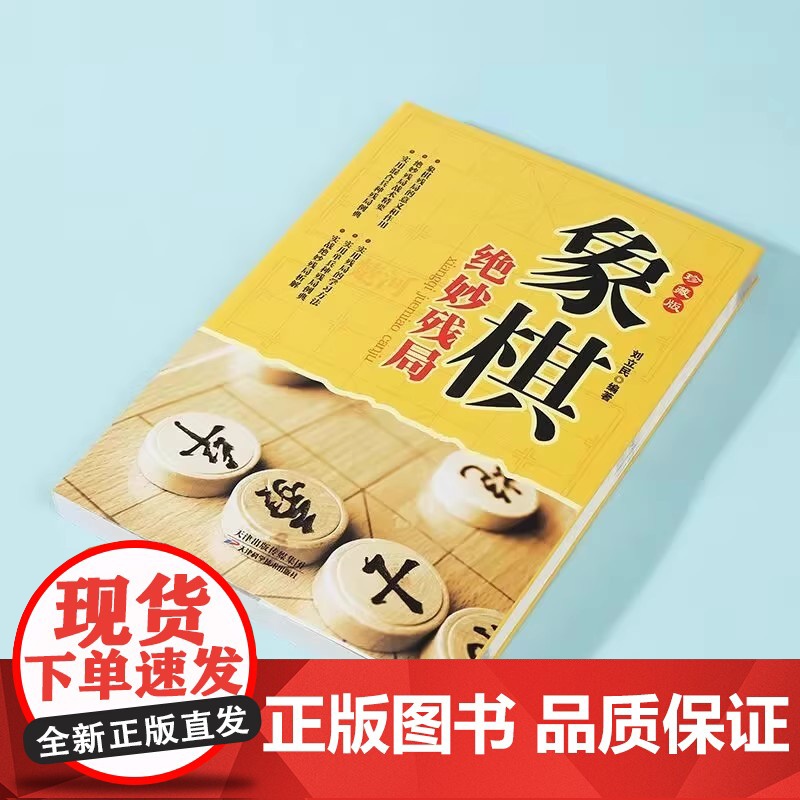 象棋系列-象棋绝妙残局 象棋杀招入门书 棋牌经典技巧提高基础大全 象棋教程实战博弈象棋江湖残局破解中国象棋书籍大全儿童小高清大图