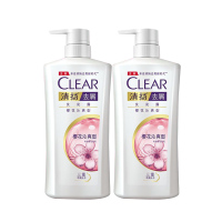CLEAR/清扬 去屑止痒洗发水修护中干性受损发质改善毛躁 樱花沁爽型 500ml*2+100ml*4