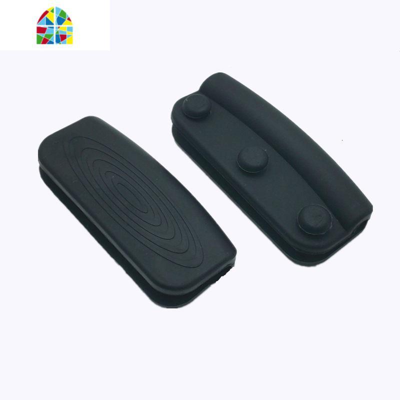 `锅具铝锅双耳防烫手柄套家用隔热锅把手锅耳硅胶垫手柄配件端新 FENGHOU 灰色一对锅具配件
