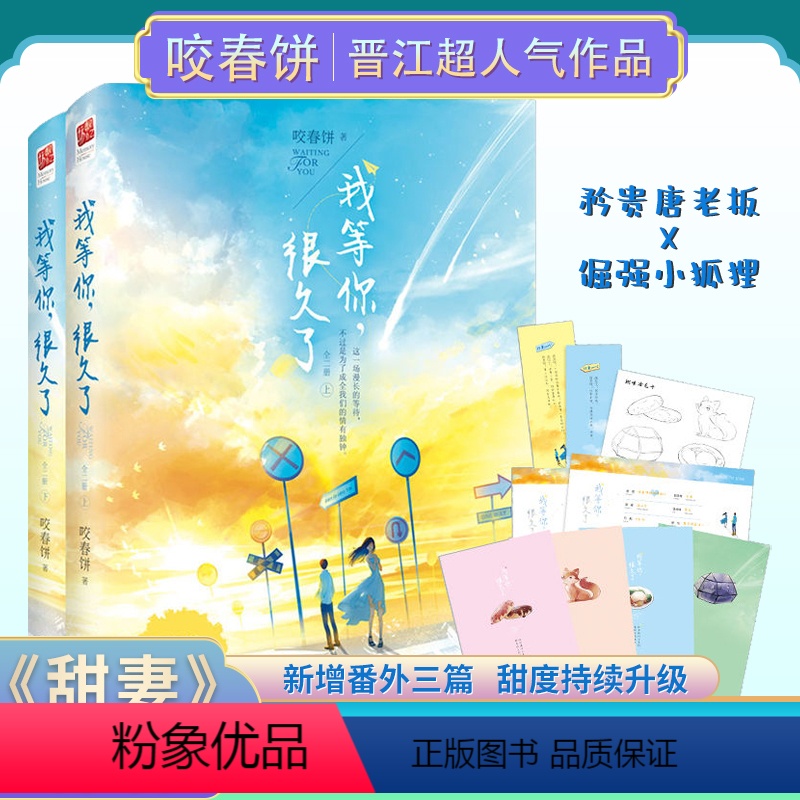 [正版] 我等你,很久了(全二册)新增番外三篇 甜妻他的乔姑娘请你留在我身边小先生作者咬春饼晋江都市青春文学言情小说
