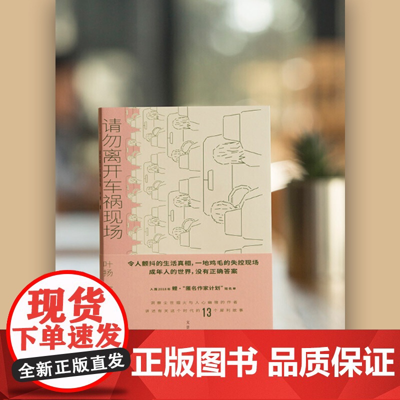 请勿离开车祸现场 叶扬 另著/胖子 短篇小说 中国当代小说 小说集 生活真相 真实案例 成年人的世界 上海人民出版社高清大图